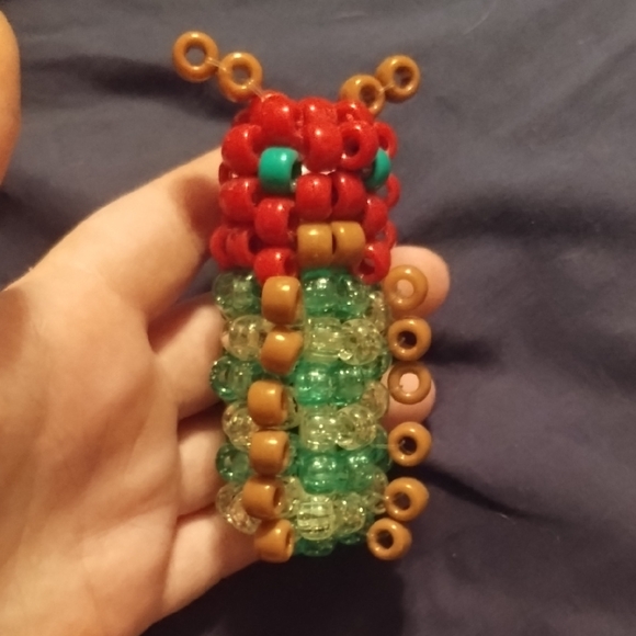 Hand Crafted Other - Kandi Caterpillar ChapStick Holder